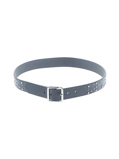 Pre-owned Unbranded Belt In Gray
