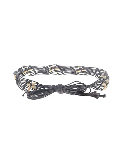Pre-owned Unbranded Belt In Gray