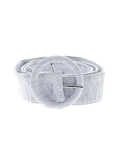 Pre-owned Unbranded Belt In Gray