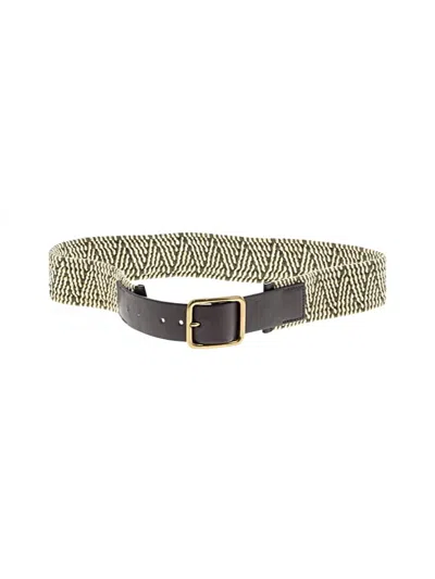 Pre-owned Unbranded Belt In Green