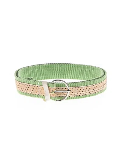 Pre-owned Unbranded Belt In Green