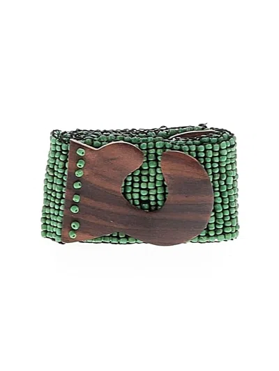 Pre-owned Unbranded Belt In Green