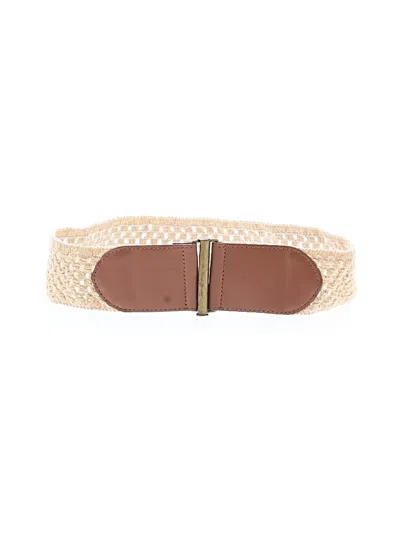 Pre-owned Unbranded Belt In Ivory