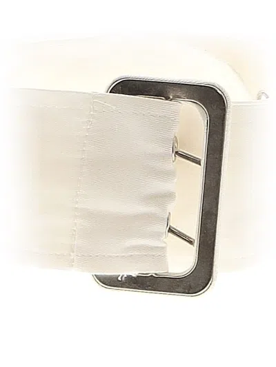 Pre-owned Unbranded Belt In Ivory