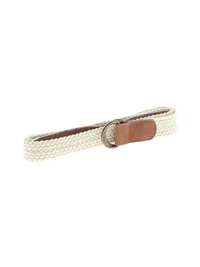 Pre-owned Unbranded Belt In Ivory