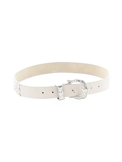 Pre-owned Unbranded Belt In Ivory