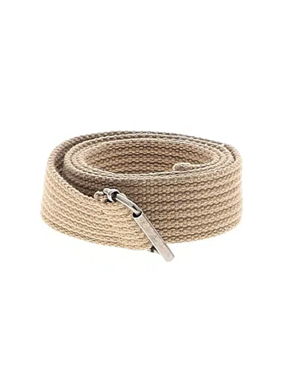 Pre-owned Unbranded Belt In Ivory