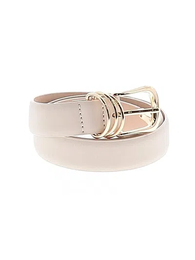 Pre-owned Unbranded Belt In Ivory