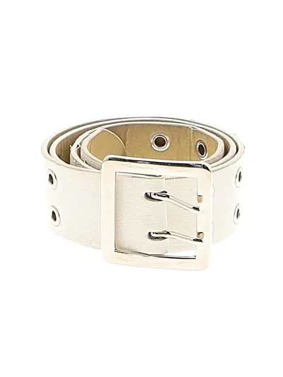 Pre-owned Unbranded Belt In Ivory