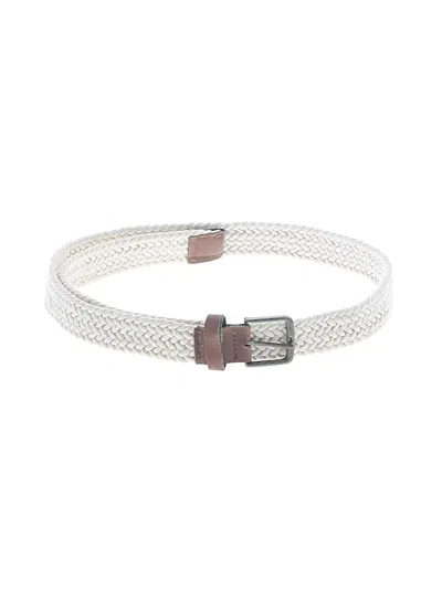 Pre-owned Unbranded Belt In Ivory