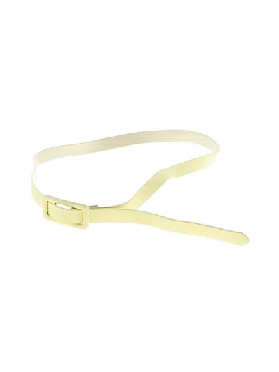 Pre-owned Unbranded Belt In Ivory
