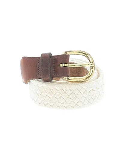 Pre-owned Unbranded Belt In Ivory