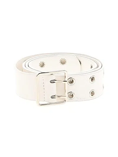 Pre-owned Unbranded Belt In Ivory