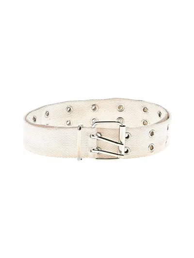 Pre-owned Unbranded Belt In Ivory
