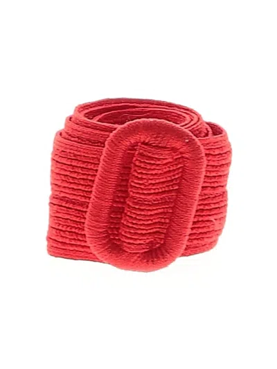 Pre-owned Unbranded Belt In Red