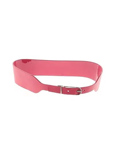 Pre-owned Unbranded Belt In Red