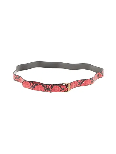 Pre-owned Unbranded Belt In Red