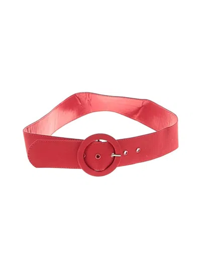Pre-owned Unbranded Belt In Red