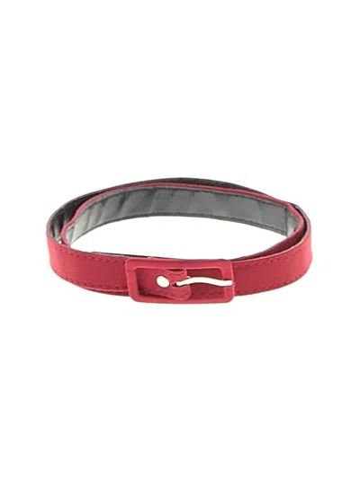 Pre-owned Unbranded Belt In Red