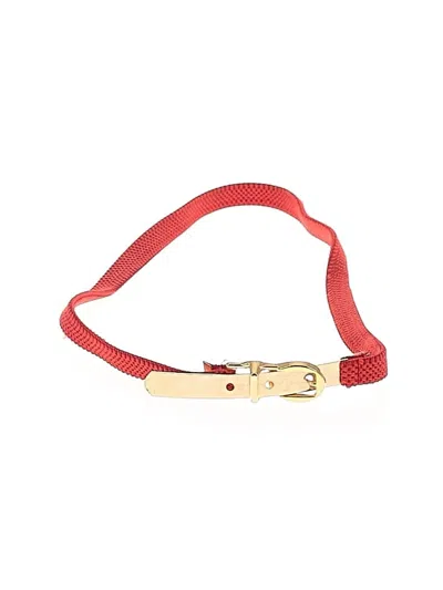 Pre-owned Unbranded Belt In Red