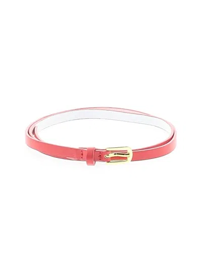 Pre-owned Unbranded Belt In Red