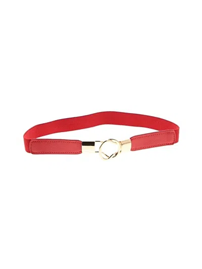 Pre-owned Unbranded Belt In Red