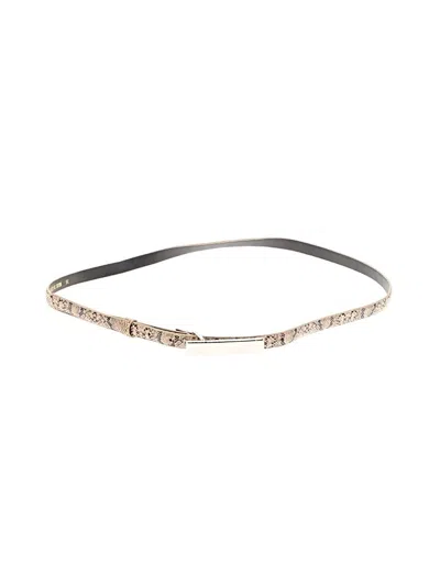 Pre-owned Unbranded Belt In Silver