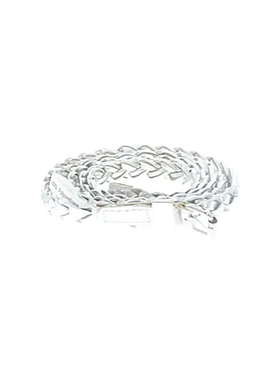 Pre-owned Unbranded Belt In Silver