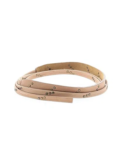 Pre-owned Unbranded Belt In Tan
