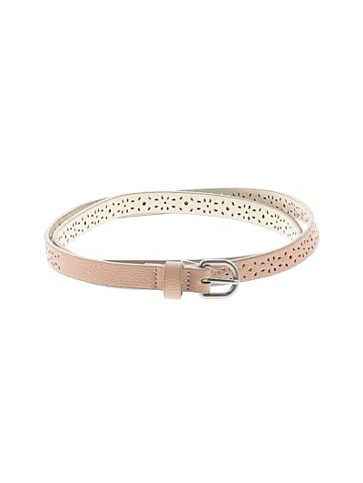 Pre-owned Unbranded Belt In Tan