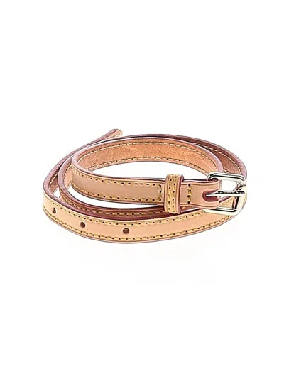 Pre-owned Unbranded Belt In Tan