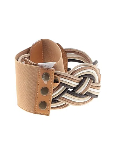 Pre-owned Unbranded Belt In Tan