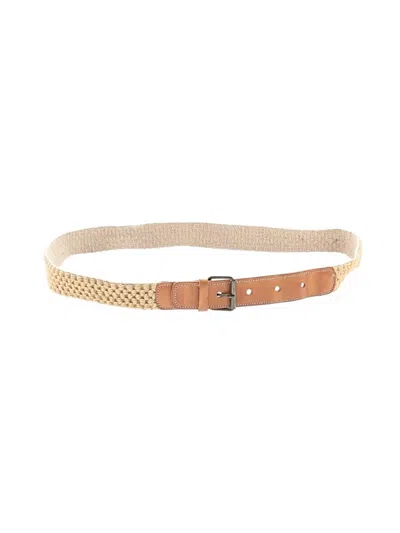 Pre-owned Unbranded Belt In Tan