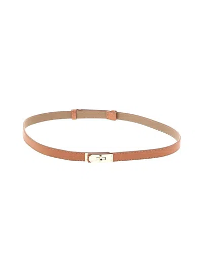 Pre-owned Unbranded Belt In Tan