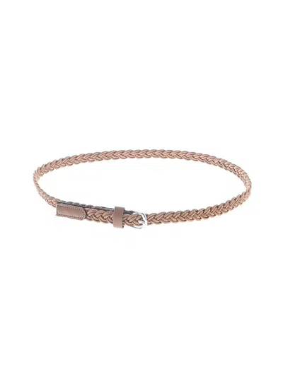 Pre-owned Unbranded Belt In Tan