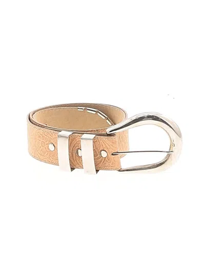Pre-owned Unbranded Belt In Tan
