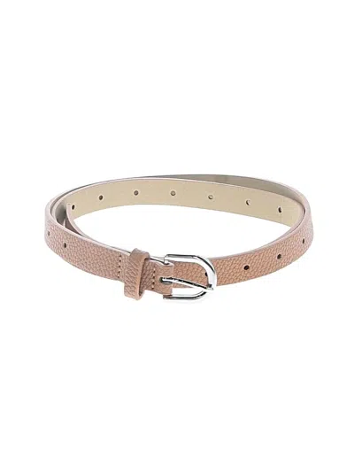 Pre-owned Unbranded Belt In Tan
