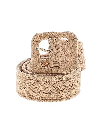 Pre-owned Unbranded Belt In Tan