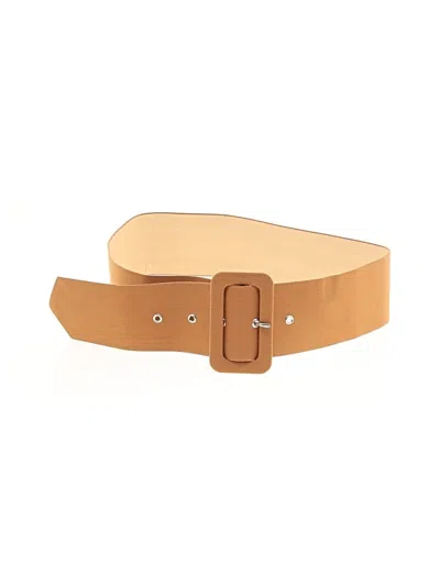 Pre-owned Unbranded Belt In Tan
