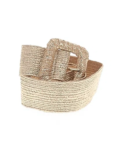 Pre-owned Unbranded Belt In Tan