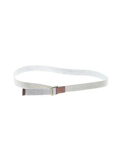 Pre-owned Unbranded Belt In White