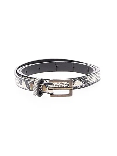 Pre-owned Unbranded Belt In White