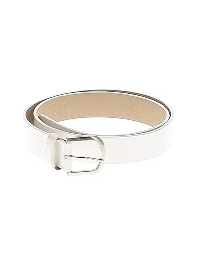 Pre-owned Unbranded Belt In White