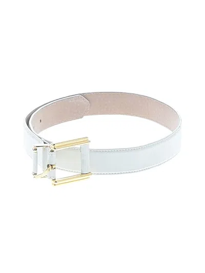 Pre-owned Unbranded Belt In White
