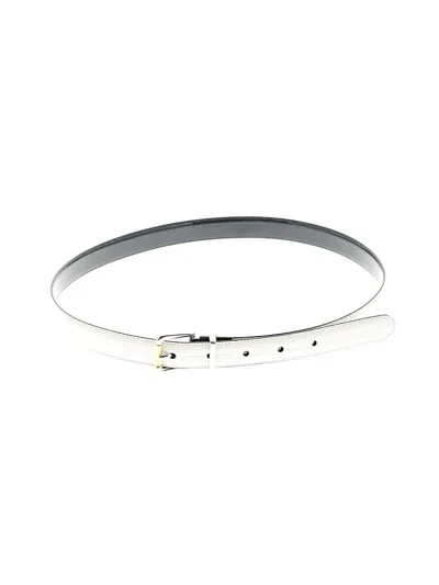 Pre-owned Unbranded Belt In White