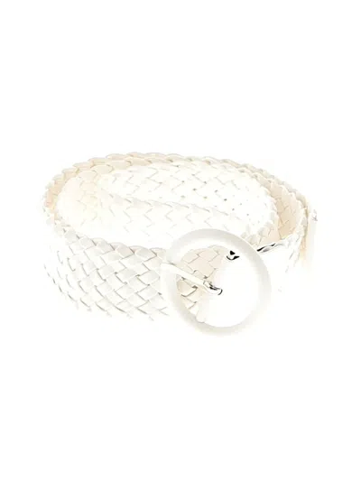 Pre-owned Unbranded Belt In White