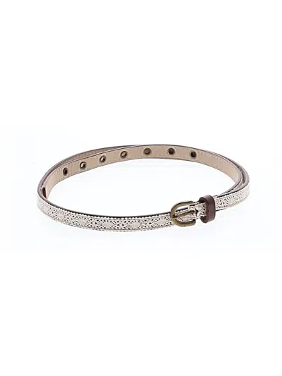 Pre-owned Unbranded Belt In White