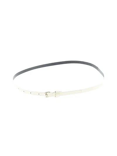 Pre-owned Unbranded Belt In White