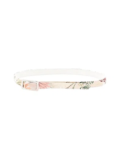 Pre-owned Unbranded Belt In White