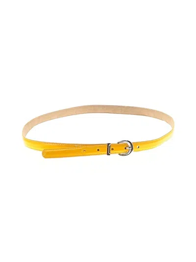 Pre-owned Unbranded Belt In Yellow